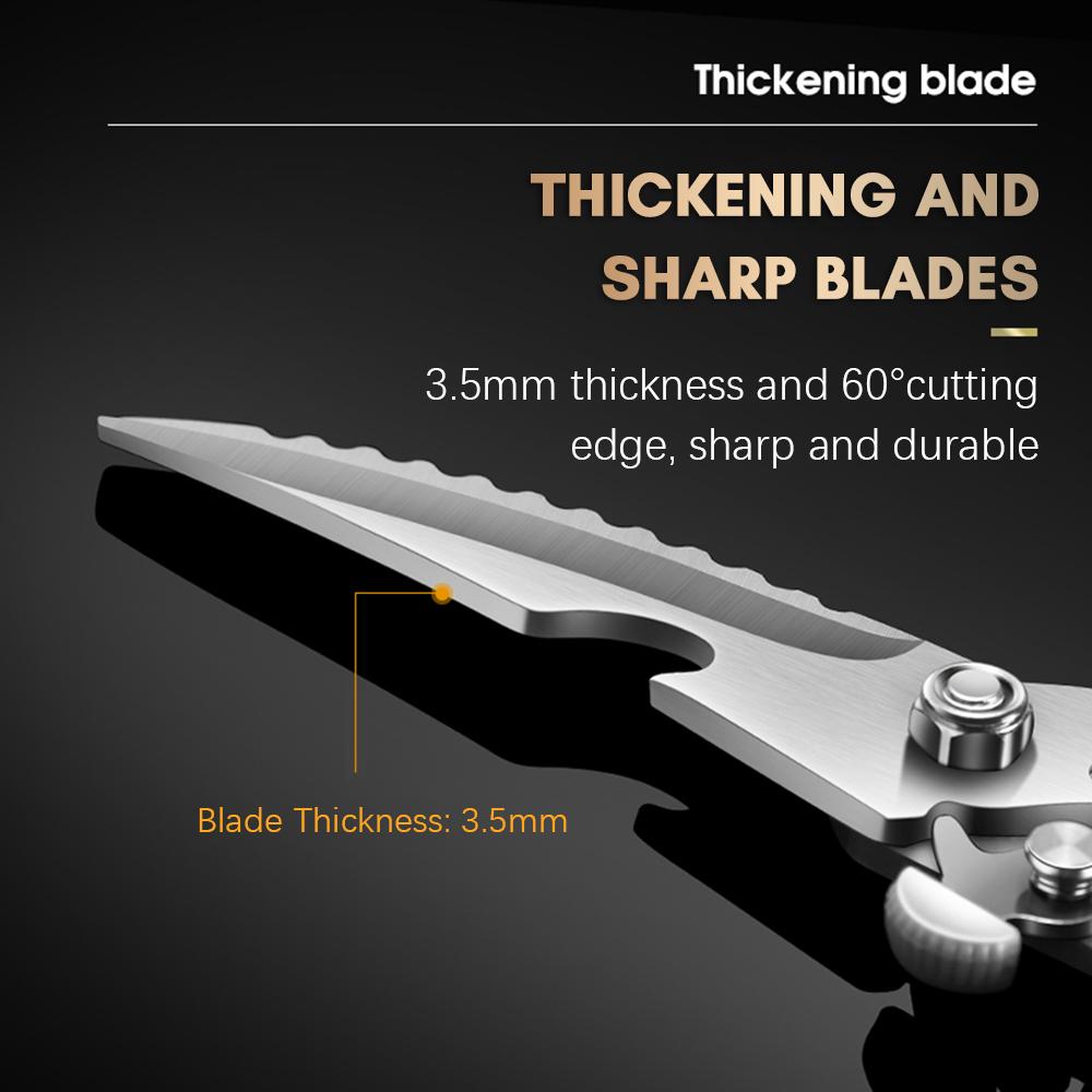 Kitchen Shears Heavy Duty Kitchen Scissors Stainless Steel Food Cooking Scissors for Meat Chicken