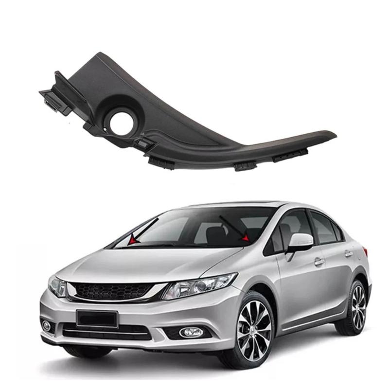 1 Pair Front Windshield Wrap Corner Trim Wiper Motor Cover for 9th 2012-2015 Replace 74220-TR0-A00 74210-TR0-A00