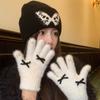 Thickened Women Bow-knot Warm Gloves Protection From Cold Outdoor Skiing Gloves  for Men and Women