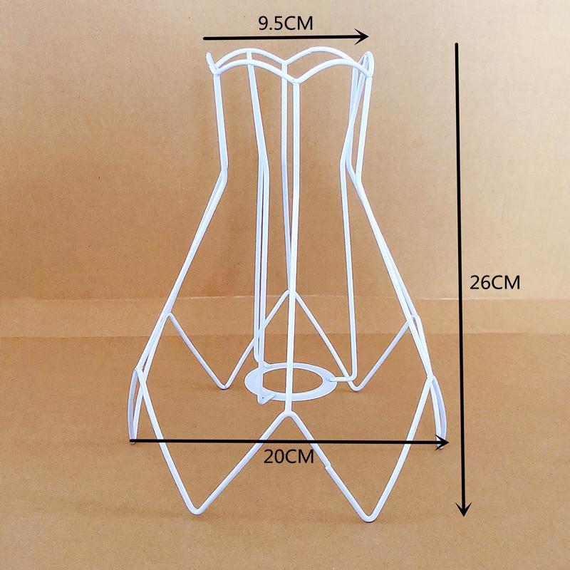 Χειροποίητος Πλαίσιο Αμπαζού Τέχνης με Σχοινί DIY: Στρογγυλά & Τετράγωνα Σιδερένια Εξαρτήματα για Επιτραπέζια Φωτιστικά
