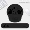 Fumaide Panda Black Mouse Pad & Keyboard Wrist Rest Set