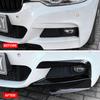Pair Car Front Bumper Lip Splitter Canards Spoiler Fog Lamp Eyebrow Frame Cover Grille For F30 F31 M Sport 2012-2019
