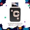 HIYQIN Instax Mini Liplay Case, Cute Camera Bag for Instax Mini Liplay, Protective Case with Shoulder Strap, PU Leather (Black)
