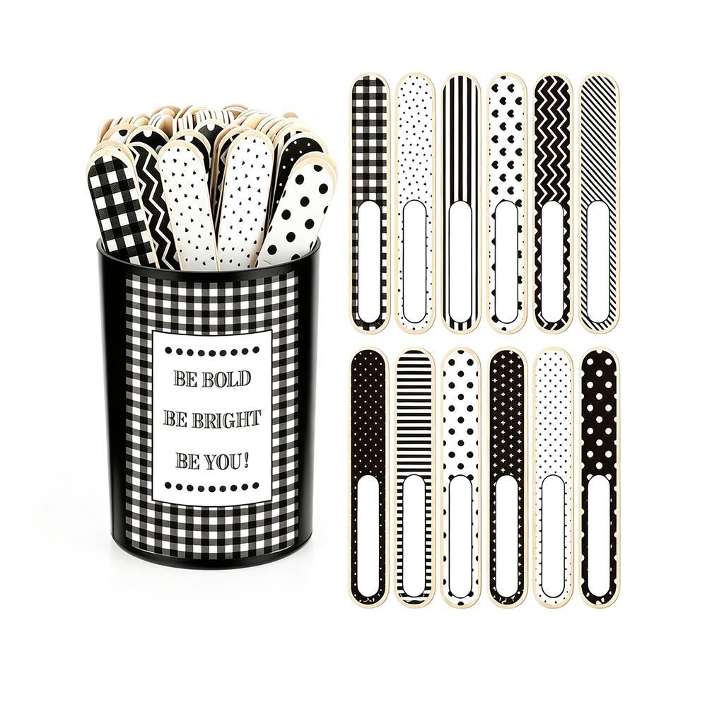 121 Pencil Shape Sticks with Storage Cup for Home and