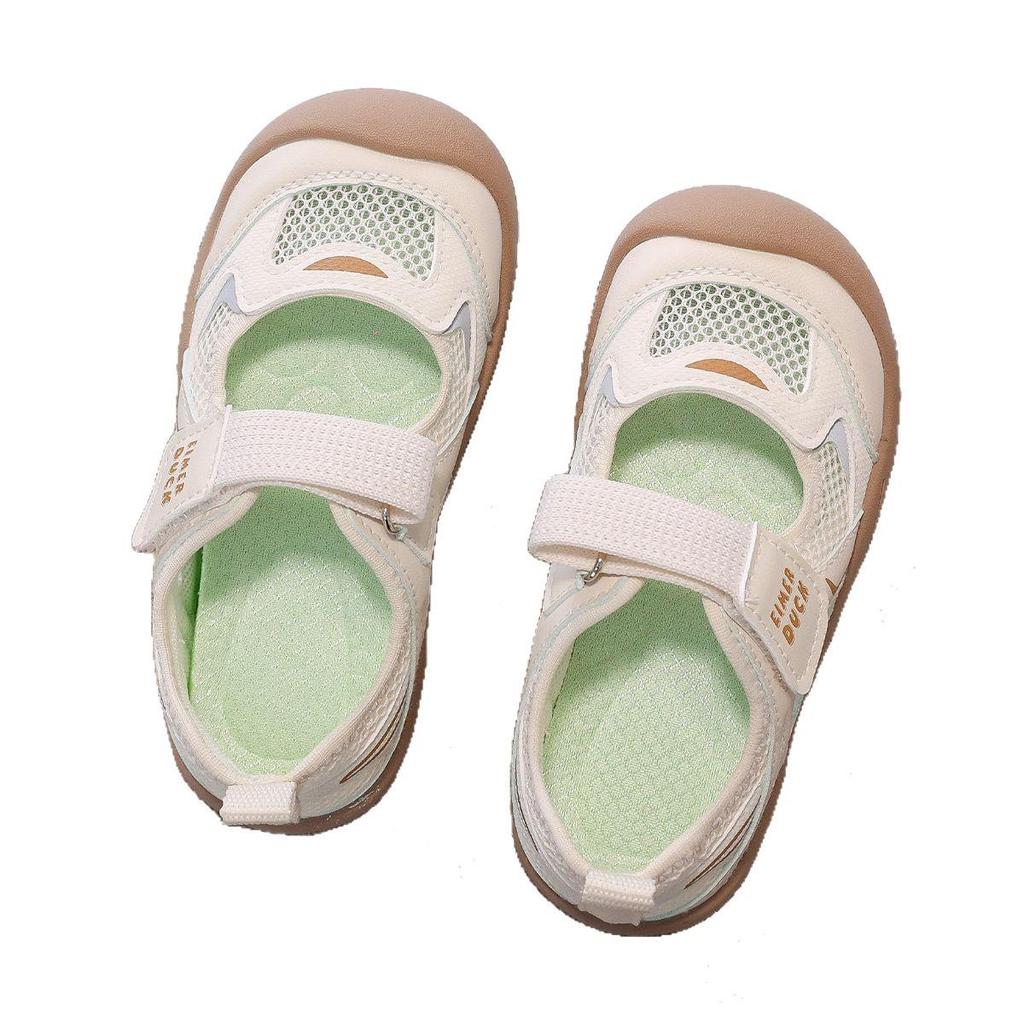 Girls' 2026 Mesh Breathable Velcro Sports Sandals - Non-slip Baby Walking Shoes