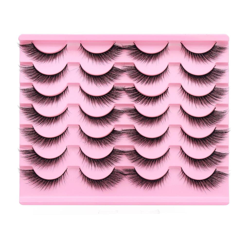 New 3D Cat Eye False Eyelashes - Super Natural Look