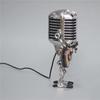 Microphone Robot Lamp Statue Industrial Table Lamp, Retro Steam Punk Robot Lamp Decor Night Light Creative Fun Desk Lamp for Home Office Desk