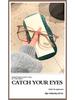 Danyang Women's TR90 Transparent Tea Frame Ultralight Retro Glasses T01250
