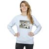 Disney Damen/Damen Mickey Mouse Verrückter Pilot Sweatshirt