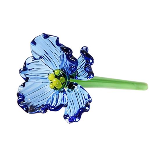Mini Glas Blumen Dekoration Handgeblasen Kunstkristall Pflanzen Kleine Blumenvase Schmuckstück für Muttertag Geburtstagsgeschenke