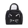 Women Men Oxford Lunch Bag Cartoon Cat Series Graphics Portable Insulated Thermal Bag School Teacher Student Lunch Box Handbag
