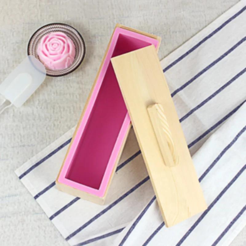 Wooden Soap Cutter Cutting Tools Also for Cake Candle Chocolate Food Cutting Loaf Cutter Mold Soap Silicone Mold Slicer