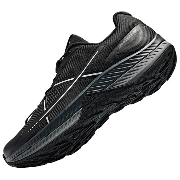 New Anta Champion All Round Shock Absorbers Slip Resistant Abrasion Resistant Low Top Trail Running Shoes Men's Black 112516611A-1