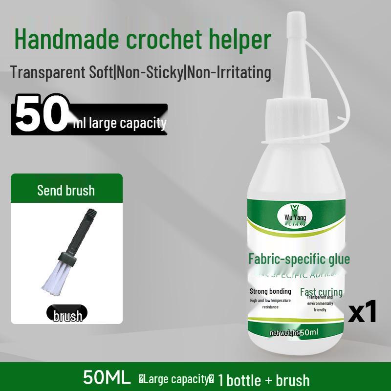 Super Sticky Quick-Drying Fabric Glue for Handmade Dolls and Eyes