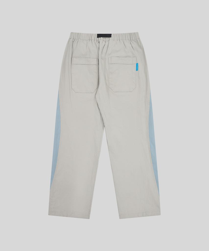Sekeondeuweibeu Wave Pants [Gray/Sky Blue]