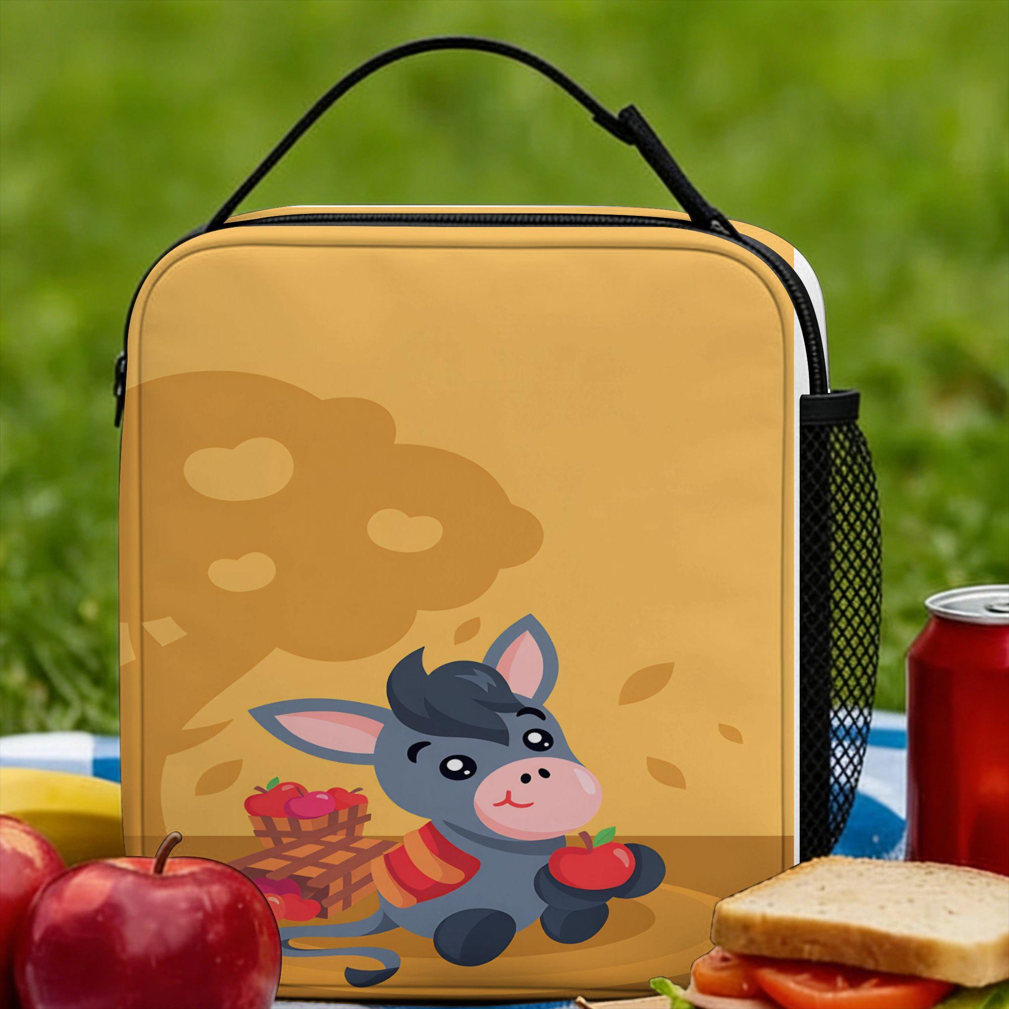 A-Adopts Me Lunch Bag Portable Insulated Lunch Box Child Office Graphic Design Cooler Bag Fashion Oxford Tote Food Bags One Size