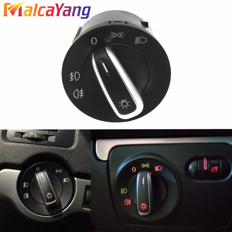 

5ND941431A Chrome an Headlight Switch For VW Golf Mk5 Mk6 Sharan Jetta Sharan Passat B6 B7 Touran Tiguan SEAT ALHAMBRA