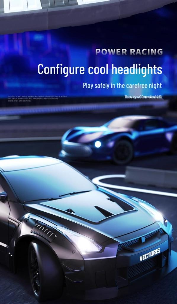High-Speed RC Drift Sports Car: Four-Wheel Drive Toy for Boys & Kids