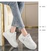 Fashion Women's Thick Sole Sneakers Set Casual Shoes Optical Astronomy Court Shoes White Spring
