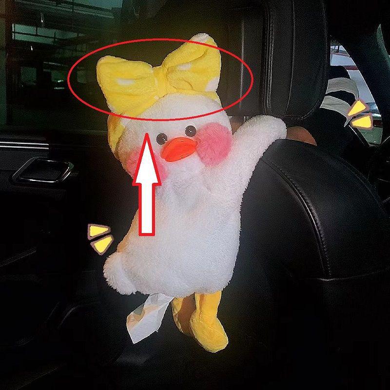

Cute Hanging Sun Visor Tissue Box for Car Interior - Complete Set for Women