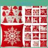 Elegant Santa Claus Christmas Cushion Cover Perfect For Living Room And Sofa