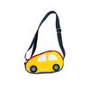 Borsa a Tracolla Carina Piccola Macchina Cartone Animato per Bambini e Bambine Borsa a Spalla per Bebè Portafoglio per Bambini