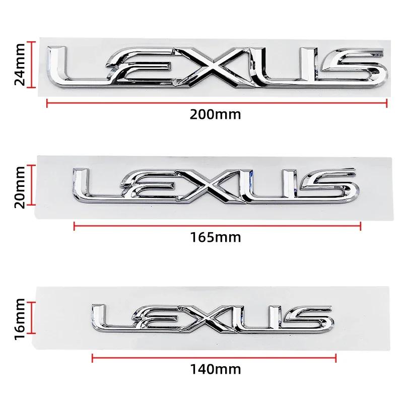 3D ABS Auto Buchstaben Emblem Heckklappen Aufkleber Abzeichen Für Lexus F SPORT Hybrid ES CT GS IS UX GX LBX NX RX 350h 450h Zubehör