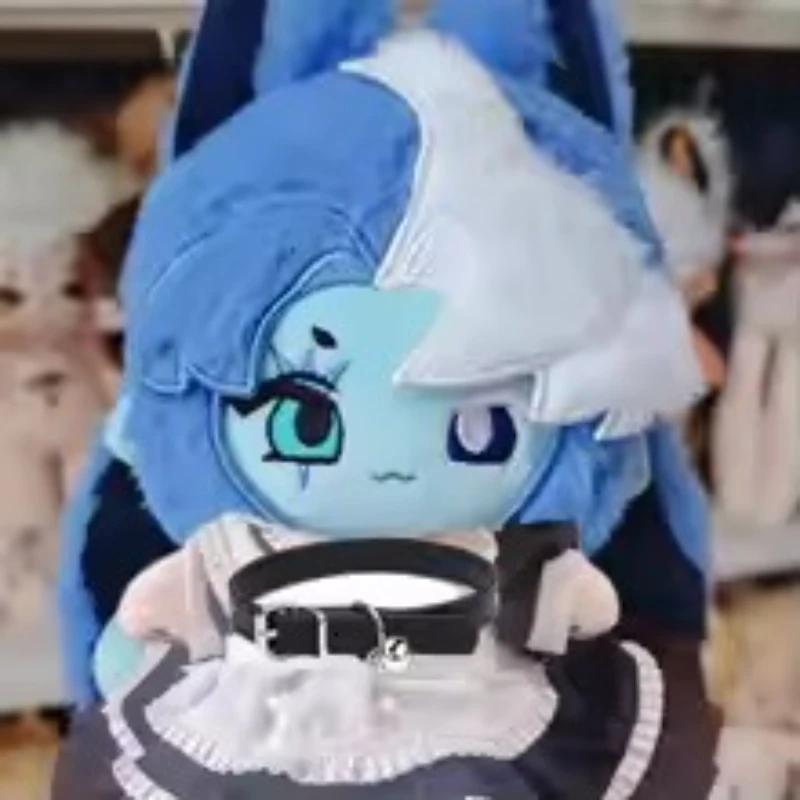 20 Cm Anime Game Shadow Milk Cookie Kawaii Cosplay Dress Up Cotton Doll Body Cartoon Peripherals Soft Plushies Toy Figures Gift