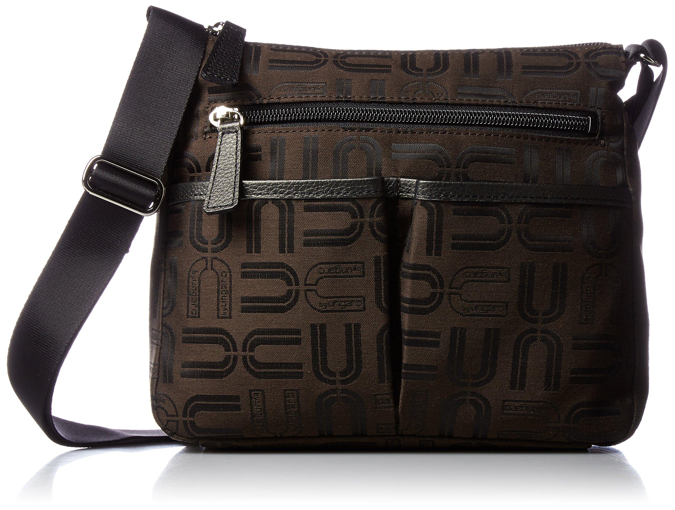 

by Shoulder bag Made in original jacquard long shoulder chocolate [You Ungaro] [Balma] Japan, fabric, bag, шоколадний