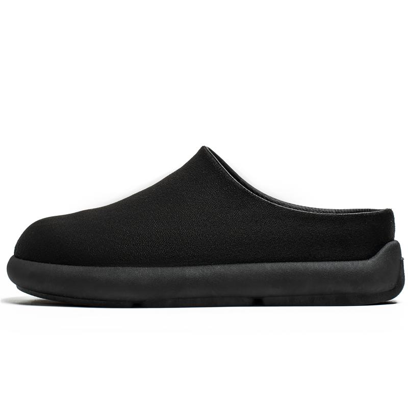 Men's Buck Ken Slip-On Half Slippers Big Head Mules Rubber Bottom Adult Commute Clogs Easy Wear Comfortable Lazy Shoes
