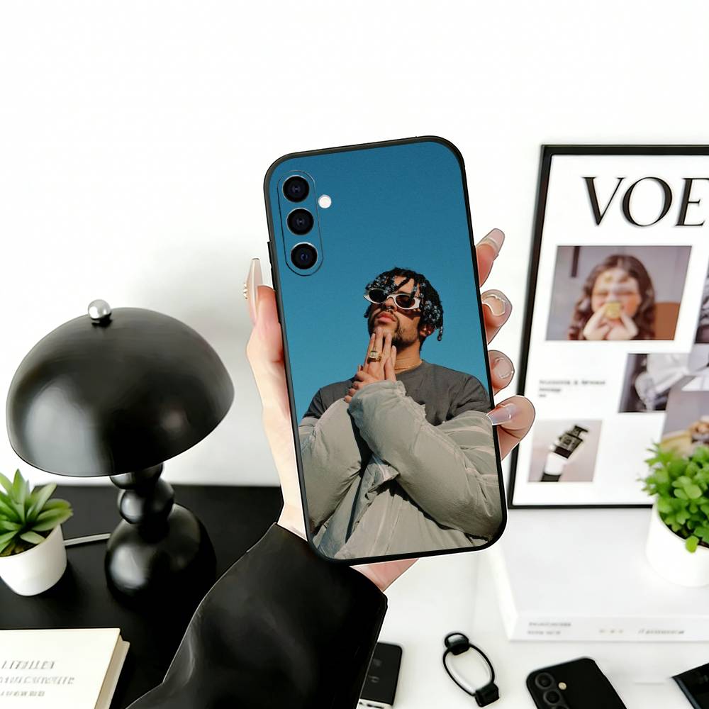 Bad B-B V-Vibes Phone Case For Samsung Galaxy A73,A72,A71,A70,A53,A52,A51,Others Soft Black Cover