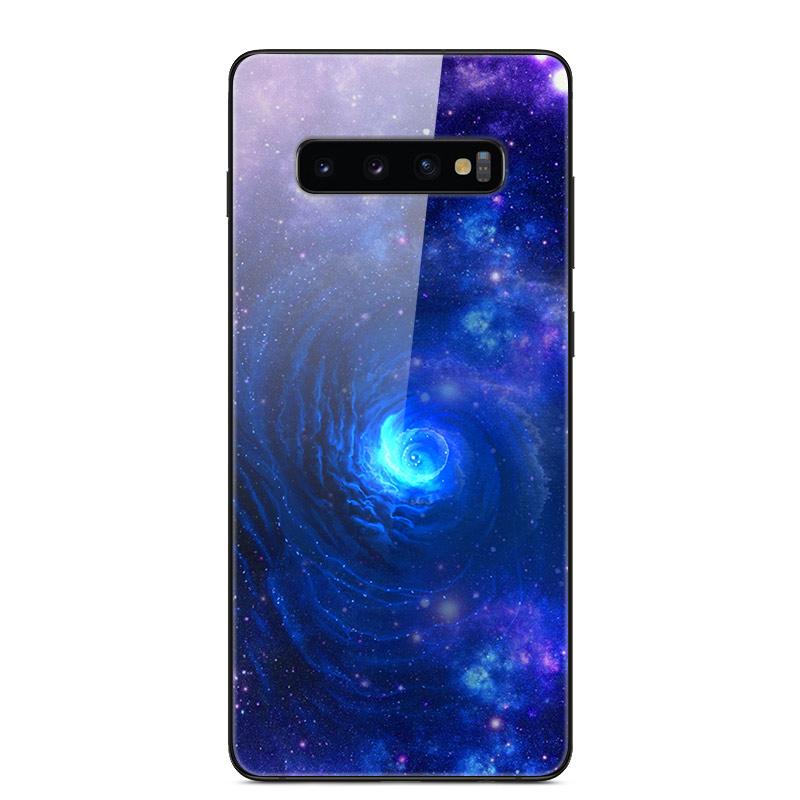 For Samsung S10 Plus Case Tempered Glass Hard Phone Back Cover Coque For Samsung Galaxy S10E S 10 5G S10plus Bumper Cases Capa