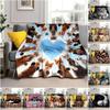 1PC Cute Cat, Cartoon Blanket, All Season Lightweight Home Office Outdoor Nap Multifunctional Blanket