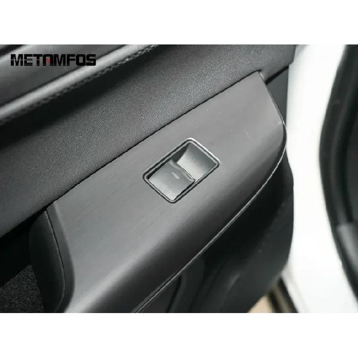 For Toyota Harrier Venza     2024 Matte Window Lift Switch Cover Trim ide Armrest Frame Interior Accessories