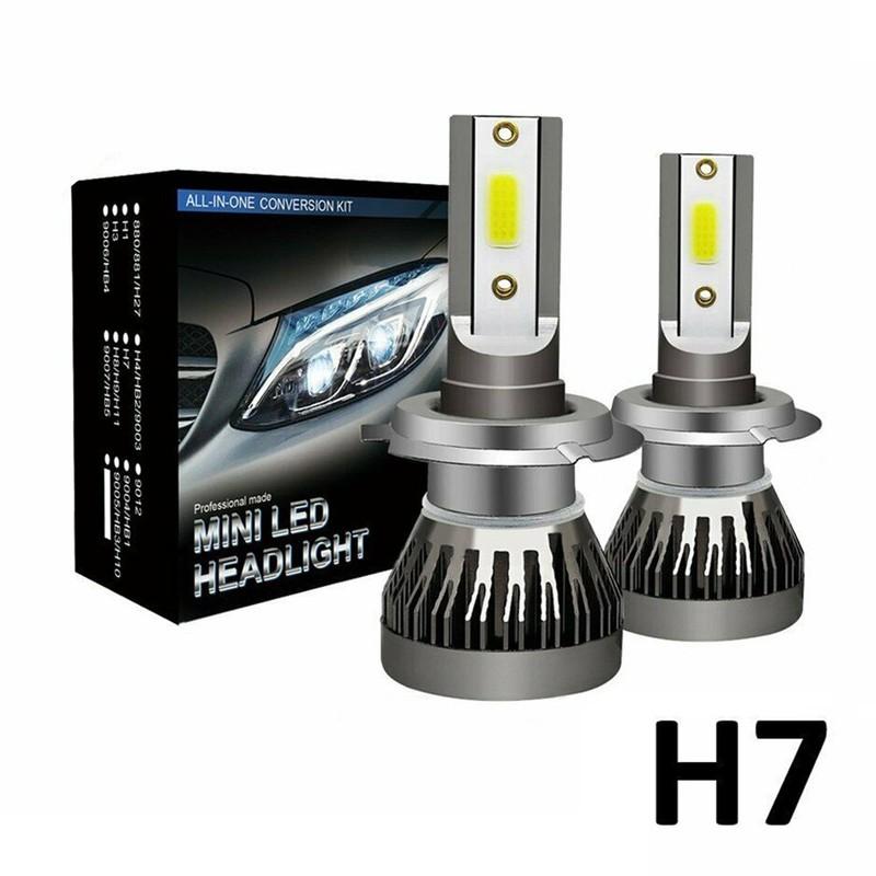 

2PCS Car LED Headlight H7 LED 6000K Auto LED Lamp Turbo Fog Light 12V LED Headlight 110W 20000LM Hi/Low Kit Car Accessories