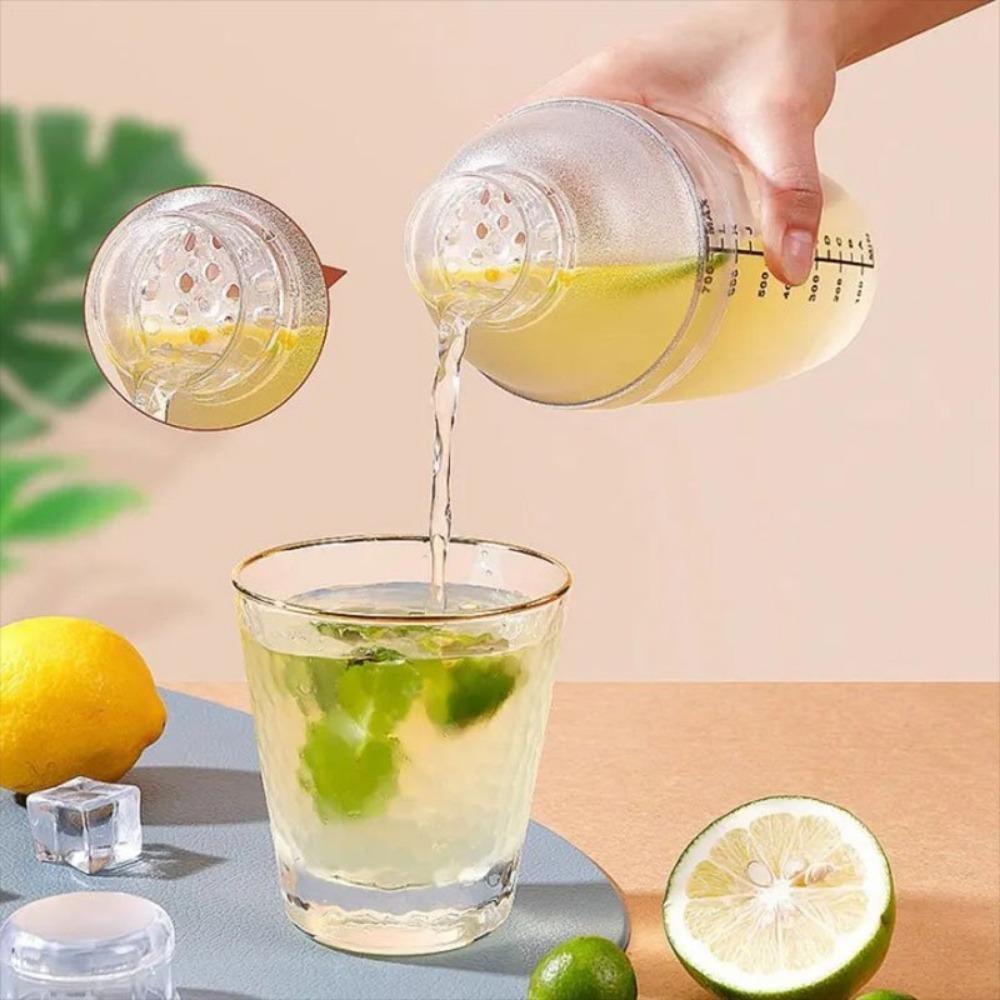 300/500/700/1000ml Akrylový šejkr na mléčný čaj Koktejlový šejkr na džus Láhev Mixér na džus Barové potřeby