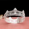 Shiny Baroque Crown Hair Ornaments Rhinestone Crown Elegant Princess Tiara  Girls