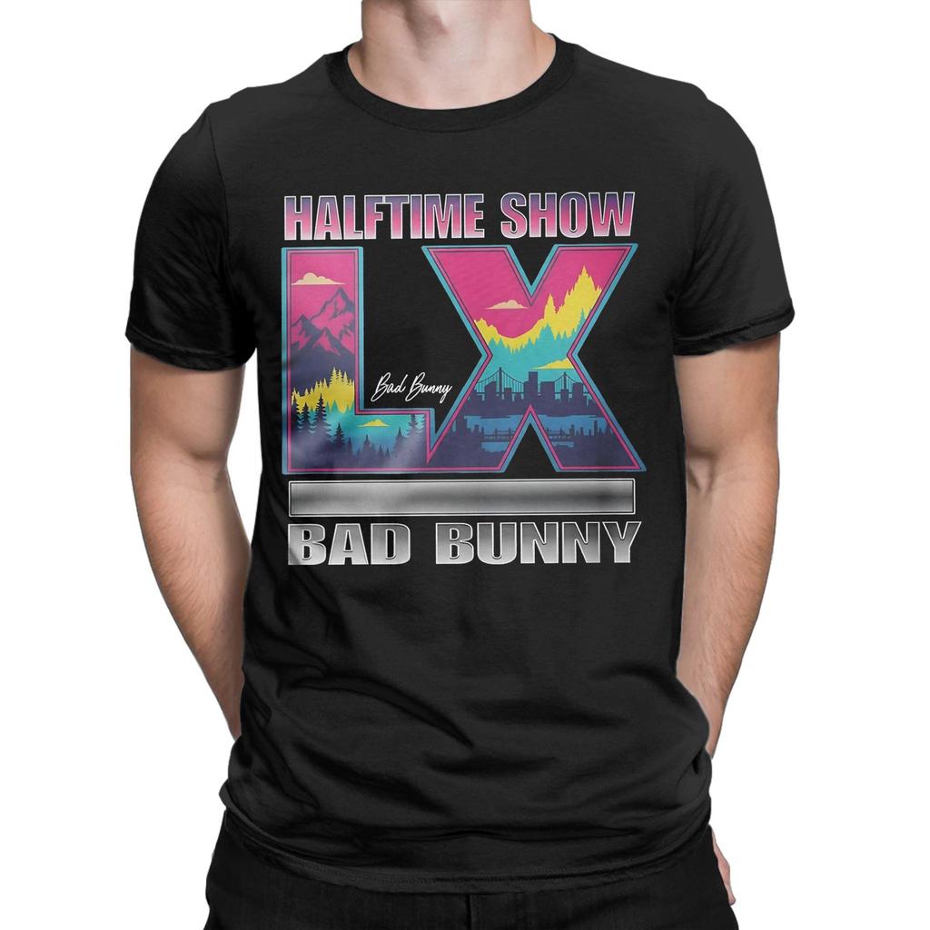 Mens Womens Benito Bowl Puerto Rican Bad Bunny Halftime Show 2026 T Shirt Pure Cotton Graphic T-Shirt Clothing Outfits