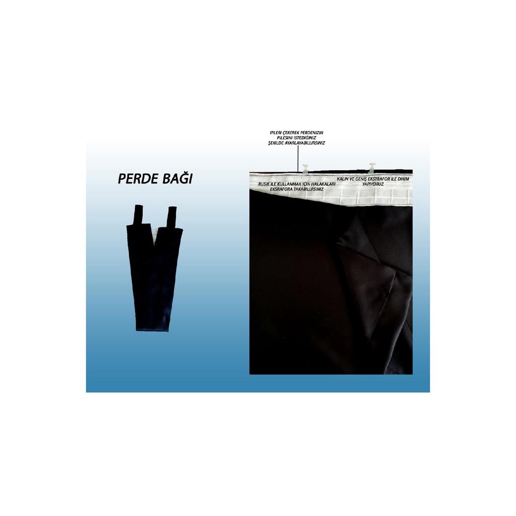 Black Color Blackout Blackout Fund Curtain