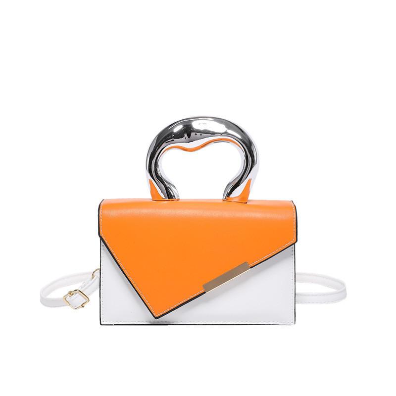 Stylish Colorblock Feminine Handbag Trendy Spring Casual Small Crossbody Purse