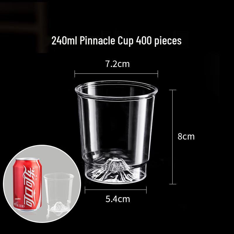 Xihe Thickened Transparent Disposable Aviation Cups