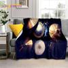 Drum Kit Drum Stand Set Music Instruments Soft Flannel Blanket for Beds Bedroom Sofa Picnic,Throw Blanket Outdoor Leisure Gift