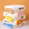 Cartoon Coral Fleece Kids Towels—Baby Face/Bath/Drool Washcloths.Ultra-soft like clouds, super absorbent.Cute designs