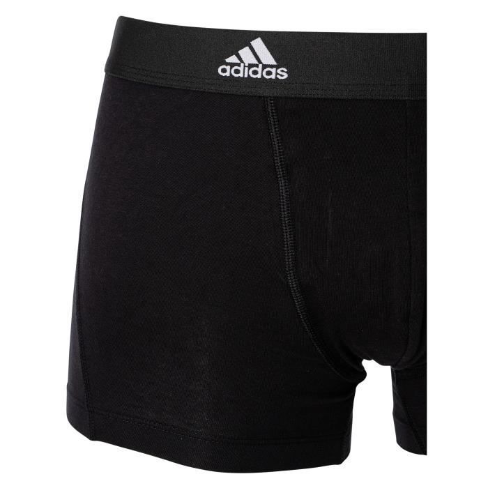 Boxers - Adidas - Lot de 3 - Multicolore - Coton - Taille élastiquée