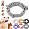 Adjustable Pet Flea And Mosquito Collar For Cats And Dogs Orange Gray Purple Black White Pink
