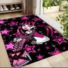 1Pc Monster High Starry Night Carpet Rug Customizable Soft Washable Antislip Home Living Room Sofa Mats Personalized Rug 091728