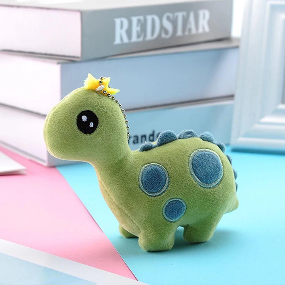 Cute Keychain Cartoon Keyring Animal Dolls Dragon Doll Dinosaur Plush Toy Plush Pendant Stuffed Toy