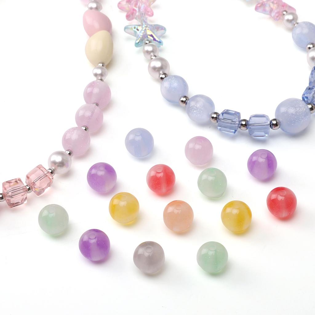 5/10 Buc Margele Rotunde din Rășină Lună Stele pentru DIY Colier Brățară Cercei Bijuterii Artizanale Accesorii pentru Confecționare