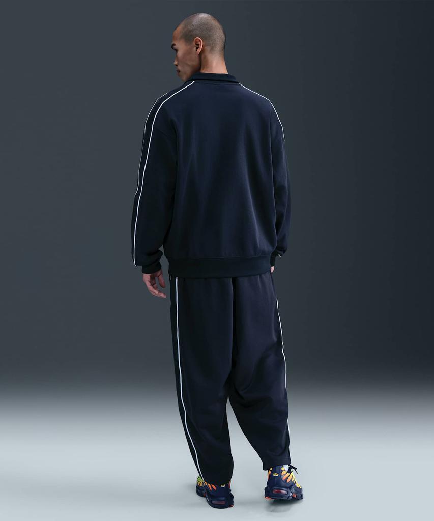 Nike Sportswear Club Oversized Knit Track Jacket M - Obsidian:White / Hv1418-451