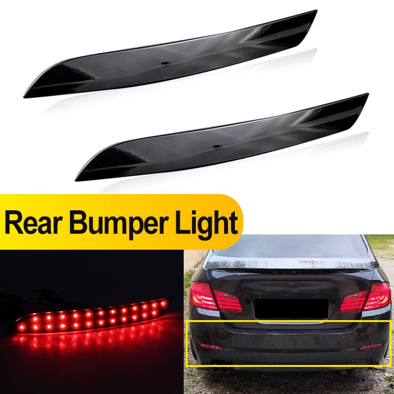 2PCS For BMW 5-series F10 F11 F18 2009 2010 2011-2014 Rear Fog Lamp LED Light OEM# 63147203237 63147203238 Car Light Assemblies